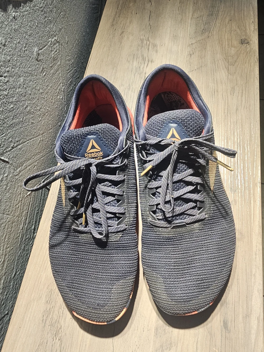 Men's Reebok Nano - Navy with Orange Accents